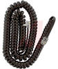MODULAR HANDSET COIL CORD, 12 FT., BLACK - 70159804 - Allied Electronics, Inc.