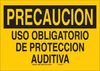 Brady B-401 Polystyrene Rectangle Yellow Personal Protection Equipment (PPE) Sign - 14 in Width x 10 in Height - Language Spanish - TEXT: PRECAUCION - 39150 - 754476-39150 - R. S. Hughes Company, Inc.