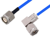 TNC Male to TNC Male Right Angle Cable 24 Inch Length Using PE-141FLEX Coax, RoHS - PE3CA1044-24 - Pasternack