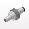 NS4 Series Coupling Insert, Shutoff Polypropylene In-Line Hose Barb - NS4D22006 - Qosina Corp.