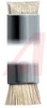 Brush; horse hair bristle 1/4x5/16x1/4,3/16 dbl head; 4.5 in steel handle - 70125520 - Allied Electronics, Inc.
