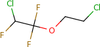 2-Chloro-1-(2-chloroethoxy)-1,1,2-trifluoroethane -- 2107-7-21 - Image