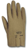Ansell STD 1-114 Tan 6.5 Goatskin Cotton/Leather Full Fingered Work & General Purpose Gloves - Vinyl Full Coverage Coating - 076490-01126 - 076490-01126 - R. S. Hughes Company, Inc.