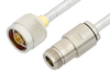 N Male to N Female Cable 6 Inch Length Using PE-SR401FL Coax - PE34293-6 - Pasternack