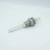 Power Feedthrough, 2000 Volts, 15 Amps, 4 Pins, 0.094″ Nickel Conductors, 1.0″ Baseplate Bolt - A0528-2-BP - MPF Products, INC.