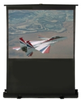 Buhl Industries portable floor screen. 16:9 format, matte white fabric. screen size screen size,55x71 - AC-5229 - Visual Sound, Inc.