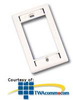 AMP Single Gang Faceplate - Package of 10 - 1339118 - TelephoneStuff.com