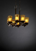 GLA-8770-16-AMBR-DBRZ Mid. Chandeliers-Glass Up - 494965 - Capital Lighting, Inc.