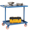 Easy-Access Open-Sided Service Cart, 2 Shelf, 18x24