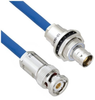 Halogen Free Cable Assembly TRB 3-Slot Plug to Insulated Bulk Head 3-Lug Cable Jack MIL-STD-1553 .242