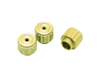 Threaded Knob, 1/4-100, Yellow Anodized, 3-Pack - KN-10QY-3 - Newport MKS