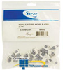 ICC F-Type Nickel Plated White Module (Package of 25) -- IC107BFCWH