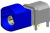 HSD R/A PLUG PCB - HSD-NBRP-PCB-3A - Amphenol RF
