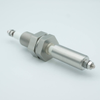Power Feedthrough, 12,000 Volts, 7 Amps, 1 Pin, Stainless Steel Conductor with 1/4-20 Threads, Vacuum-side Deposition Shield, 1.0″ Baseplate Bolt - A0545-3-BP - MPF Products, INC.