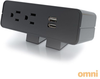 Edge Mount Power Socket 2 outlets with 2 USB -- OM-2A2U - Image