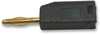 Banana Plug, Stackable, 2Mm, Solder, Black; Gender Multicomp - 80P3578 - Newark, An Avnet Company