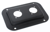 Black Connector Dish For Two Xlr Or Speakon Jacks 3 1/2 X 5 1/8; Accessory Type Penn Elcom - 31T9494 - Newark, An Avnet Company