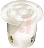 Receptacle, Twist-Lock; 30 A; 125 VAC; L5-30R; White; Steel-Nickel Plated - 70116432 - Allied Electronics, Inc.