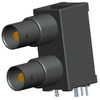 75 OHM DUAL PORT BNC R/A JACK, W/O COVER -- 031-70508 - Image