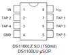 3-Volt 5-Tap Economy Timing Element (Delay Line) -- DS1100L - Image