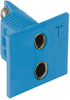 Sq Panel Jack, Round Hole, T-Type, Blue; Gender Newport Electronics - 04X9778 - Newark, An Avnet Company