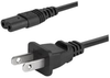 Power Cord, Us, Svt, Iec C7, Black, 4M, 7A, 125V; Connector Type A Schurter - 29X0362 - Newark, An Avnet Company