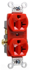 Duplex/Single Receptacle -- CR20-RED - Image