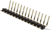 Conn, Header, 9Pos, R/a, 1Row, 2.54Mm; Pitch Spacing Multicomp Pro - 51AC2921 - Newark, An Avnet Company