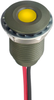 Led Panel Indicator, Yellow, 10Mm, 12Vdc Rohs Compliant Apem - 65AH9331 - Newark, An Avnet Company