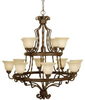 Large Chandeliers-Glass Shade - 64314 - Light Center (The)