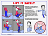 Brady Prinzing Paper Rectangle White Safe Lifting Sign - 24 in Width x 18 in Height - Laminated - TEXT: LIFT IT SAFELY (etc.) - BLSP - 754476-45311 - R. S. Hughes Company, Inc.