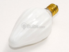 15 Watt, 130 Volt F10 White Fiesta Bulb -- 420015 - Image