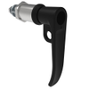Quarter-Turn Cam Latch, Key Locking , L-Handle, Pad Locking, Sealed, Zinc Alloy, Powder Coat, Black - E5-7A-735-UU5 - Southco