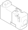 Air solenoid valve -- MHA1-M1H-3/2G-0,6-TC