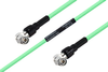 Temperature Conditioned TNC Male Right Angle to TNC Male Right Angle Low Loss Cable 100 cm Length Using PE-P300LL Coax - PE3M0243-100CM - Pasternack