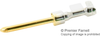 D Sub Contact, Pin, 28-24Awg, Crimp; For Use With Harting - 93C7880 - Newark, An Avnet Company