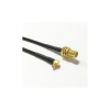 RP SMA Female Bulkhead St. Connector With RG174 (L–3Mtr) + MMCX Male Right Angle Connector - ET-SFRS-BH-1L3-MMMRA - Eteily Technologies India Pvt. Ltd.
