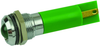 Panel Mount Indicator, Led, 12Mm, Green, 2.2V; Led Color Apem - 15R9853 - Newark, An Avnet Company