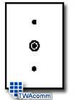Leviton 1-Gang Phone .406" dia. Hole, Midway Size.. - PJ11 - TelephoneStuff.com
