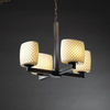 POR-8820-30-CHKR-DBRZ Mid. Chandeliers-Glass Up - 750377 - Capital Lighting, Inc.
