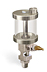 (Formerly B1876-2), Single Feed Manual Lubricator, 2 1/2 oz Acrylic Reservoir, 1/4” Male NPT - B1876-002A12B1W - Oil-Rite Corp.