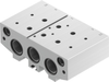 Connection block - VABM-B10-20EEE-G38-2 - Festo Corporation