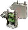 SUB-D connector with one cable entry, 15-pos., male version - 70207984 - Allied Electronics, Inc.