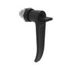 Quarter-Turn Cam Latch, Key Locking  L-handle, Without Cam, Sealed, Zinc Alloy, Powder Coat, Black - E5-9-735-UU1 - Southco