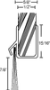 Glass Door Sweep -- 652