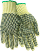 Red Steer KV422 Green Large Kevlar Driver's Gloves - PVC Dotted Both Sides Coating - 046065-14223 - 046065-14223 - R. S. Hughes Company, Inc.