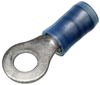 Terminal, Ring Tongue, #8, Crimp, Blue; Stud Size - Metric Amp - Te Connectivity - 23C6320 - Newark, An Avnet Company
