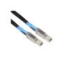 Amphenol CS-SASMINIHD2-002 2m (6.6') External 4x HD Mini-SAS Cable - 4x Mini-SAS HD (SFF-8644) to 4x Mini-SAS HD (SFF-8644) Passive Copper Cable [28 AWG] - 12G SAS 3.0 / iPass+™ HD - Image