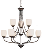 4019BB-111 Mid. Chandeliers-Glass Up - 690210 - Capital Lighting, Inc.