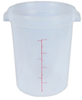 Translucent Polypropylene Round Food Storage Containers - 81527 - U.S. Plastic Corporation